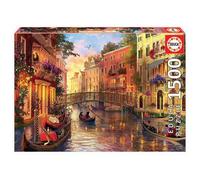 Educa Borrás – Puzzle 1500 pièces – Coucher de soleil à Venise – Dès 14 ans (17124)