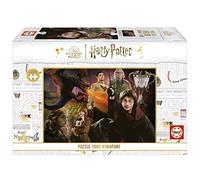 Educa - Puzzle de 1000 pièces Miniature pour Adultes | Harry Potter. Comprend Fix Puzzle Tail pour l'accrocher Une Fois l'assemblage terminé. À partir de 14 Ans (19491)