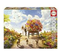 Educa - Puzzle de 1000 pièces pour Adultes | Chariot de Fleurs. Mesure: 68 x 48 cm. À partir de 14 Ans (19921)