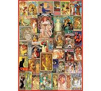 Educa - Puzzle - 1000 Collage Art Nouveau Multicolore G