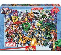 Educa - Puzzle de 1000 pièces pour Adultes | Collage des Héros Marvel | Recommandé à partir de 14 Ans (15193)