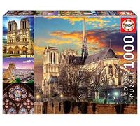 Puzzle Architecture et monument - EDUCA - 1000 pièces - Collage de Notre-Dame