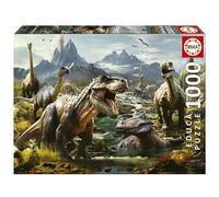 Educa - Puzzle de 1000 pièces pour Adultes | Feroces Dinosaurs. Mesure: 68 x 48 cm. À partir de 14 Ans (19924)