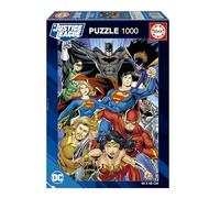 Educa - Puzzle de 1000 pièces pour Adultes | Justice League DC Comics. Mesure: 48 x 68 cm. À partir de 14 Ans (19935)