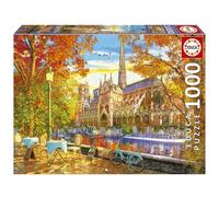 Puzzle 1000 pièces - EDUCA - L'Automne À Notre Dame - Paysage et nature - Adulte - Intérieur
