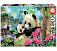 Educa - Puzzle de 1000 pièces pour Adultes | Pandas | À partir de 14 Ans (17995)