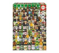 Puzzle 1000 Pièces - Bières - EDUCA - Nature morte et objets - Multicolore - Vert