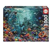 Educa Borrás – Puzzle 1000 pièces – Récif de Corail Poséidon – 68 x 48 cm – Dès 14 ans