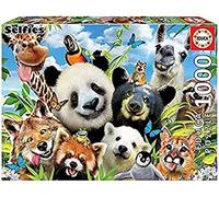 Educa - Puzzle de 1000 pièces pour Adultes | Selfies. Llama Drama. Comprend Fix Puzzle Tail pour l'accrocher Une Fois l'assemblage terminé. À partir de 14 Ans (18117)