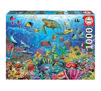 Educa - Puzzle de 1000 pièces pour Adultes | Tortues au Paradis | Mesure approximative: 68 x 48 cm | À partir de 14 Ans (19266)
