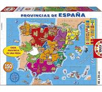 Educa Borrás – Puzzle Les Provinces d'Espagne (14870) – 150 pièces – Chaque province une pièce