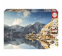 Puzzle - EDUCA - Hallstatt Hiver - 1500 pièces - Paysage - 85 x 60 cm - Adulte