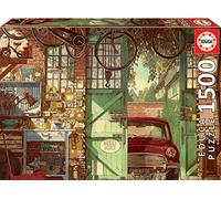 Educa - Puzzle de 1500 pièces pour Adultes | Old Garage | +14 Ans(18005)