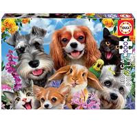 Puzzle - 200 pièces - Le selfie des animaux - Chien - Chat - Dès 6 ans - Educa G