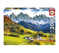 Educa - Puzzle de 2000 pièces pour Adultes | Automne dans Les Dolomites. Mesure : 96 x 68 cm. terminé. +14 Ans (19566)
