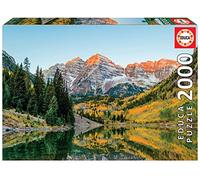 Educa - Puzzle de 2000 pièces pour Adultes | Bells Maroon, États-Unis. Mesure : 96 x 68 cm | Inclut Fix Puzzle pour accrocher Le Puzzle Une Fois Fini | À partir de 14 Ans (19279)