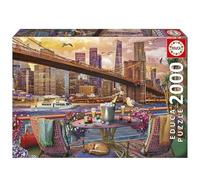 Educa - Puzzle de 2000 pièces pour Adultes | Romance New-yorkaise | Dimensions : 96 x 68 cm | À partir de 14 Ans (20575)