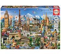 Educa Borrás – Puzzle – Symboles d'Europe – 2000 pièces – +14 ans (17697)