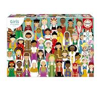 Educa Borrás – Puzzle 300 pièces Les Filles du Monde – 40 x 28 cm – 6–8 ans (20476)