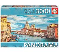 Educa Borrás – Puzzle panoramique 3000 pièces Grand Canal de Venise – Adultes 14+ (19053)