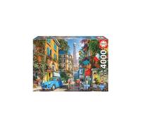 Educa - Puzzle de 4000 pièces pour Adultes | Rues de Paris. Mesure : 136 x 96 cm | Comprend Un Service de pièce Perdue au Stock d'échappement | À partir de 14 Ans (19284)
