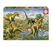 Educa - Puzzle de 500 pièces pour Adultes | Cour Jurassique. Mesure: 48 x 34 cm. À partir de 11 Ans (19903)