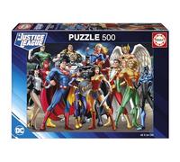 Educa - Puzzle de 500 pièces pour Adultes | Justice League DC Comics. Mesure: 48 x 34 cm. À partir de 11 Ans (19913)