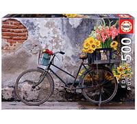 Educa Borrás – Puzzle 500 pièces – Bicyclette avec des fleurs – Dès 11 ans (17988)