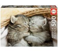 Educa - Puzzle de 500 pièces pour Enfants et Adultes | Doux Chatons. Mesure: 48 x 34 cm | À partir de 11 Ans (19004)