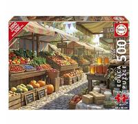 Educa - Puzzle de 500 pièces pour Enfants Plus | Sunny Market | Dimensions : 48 x 34 cm | À partir de 11 Ans (20585)