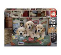 Educa Puzzle De Chiots Dans Les Bagages 500 Pièces
