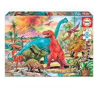 Educa Borrás – Puzzle junior Dinosaures – 100 pièces – Dès 6 ans (13179)