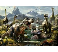 Educa Puzzle de dinosaures méchants 1000 pièces Multicolore One Size