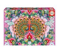 Educa Borrás – Puzzle Paons du Bengale – 1500 pièces