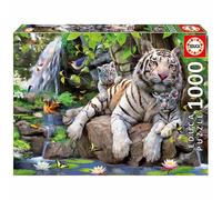 Educa Puzzle De Pièces De Tigre Blanc Du Bengale 1000 Pièces
