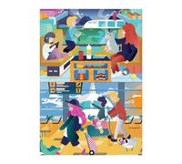 EDUCA Puzzle de voyage 2x48 pièces