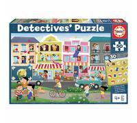 Educa Borrás - Puzzle enfant Detectives' Puzzles En Ville - 50 pièces, +4 ans (18894)