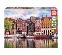 Educa Borrás – Puzzle 1000 pièces – Maisons dansantes Amsterdam – À partir de 14 ans