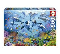 Educa - Puzzle di 500 pezzi per adulti Fiesta sotto il mare. Misurazione: 48 x