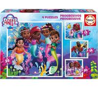 EDUCA Puzzle Disney Ariel 4 en 1 ( 12,16,20,25 DLCs)