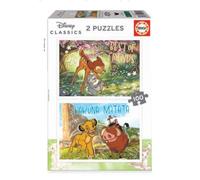Educa Borrás – Coffret de 2 puzzles 100 pièces – Classiques Disney – 6–8 ans (20491)