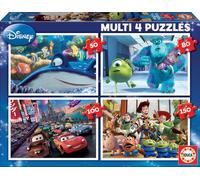 EDUCA Puzzle Disney Pixar Mix 4in1 (50,80,100,150 pièces)