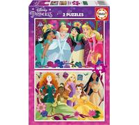 Puzzle 2 x 48 - Princesses disney