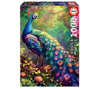 Educa Borrás Puzzle Jardin de Paons 1000 pièces 68x48 cm Dès 12 ans