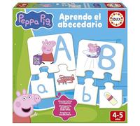 Educa - Puzzle éducatif Peppa Pig pour Apprendre l’Alphabet (réf. 15652 - Espagnol)