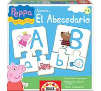 Educa - Puzzle éducatif Peppa Pig pour Apprendre l’Alphabet (réf. 15652 - Espagnol)