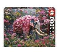 Educa - Puzzle 1000 pièces Éléphant fleuri - 68 x 48 cm - Dès 14 ans