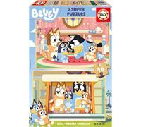 EDUCA Puzzle en bois Bluey 2x16 poupées