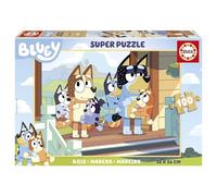 Educa - Puzzle en Bois des Enfants avec 100 pièces | Bluey | Mesure approximative Une Fois monté 36 x 26 cm. Reconnu à partir de 6 Ans (19967)