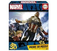 Educa - Puzzle Enfant de 300 pièces Marvel 3D Prime Lenticulaire Puzzle. Dimensions : 40 x 28 cm. Recommandé à partir de 6 Ans (20346)